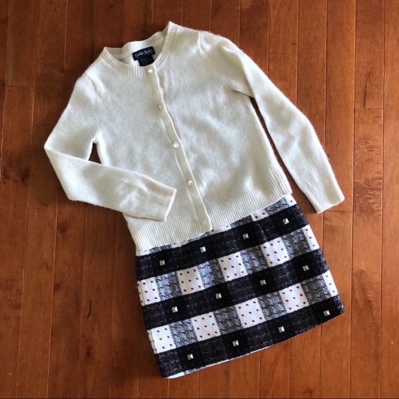 Girls 100% cashmere top & skirt set. Size 5-6 - Picture 1 of 9